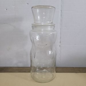 Mr. Peanut Glass Jar Vintage